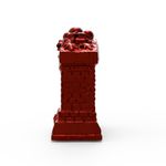 Molde de Silicone Chamine de Natal Lareira com Meias Relevo