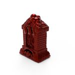 Molde de Silicone Chamine de Natal Lareira com Meias Relevo