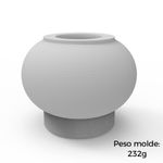 Molde de Silicone Enfeite Bola de Natal Luxo com Laços Realistas