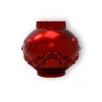 Molde de Silicone Enfeite Bola de Natal Luxo com Laços Realistas