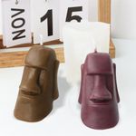 Molde de Silicone Estatua Moai Ilha de Pascoa Mística Ancestral