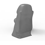 Molde de Silicone Estatua Moai Ilha de Pascoa Mística Ancestral