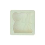 Molde de Silicone Mensagem 