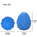 Molde de Silicone Ovo de Dragão Escamas Místicas Geek