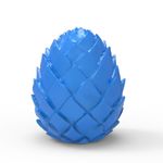 Molde de Silicone Ovo de Dragão Escamas Místicas Geek