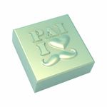 Molde de Silicone Quadrado Feliz Dia dos Pais Pai 
