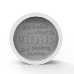 Molde de Silicone Redondo Medalhão Mãe Amor e Dedicação Gigante