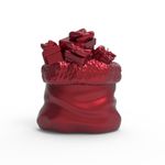 Molde de Silicone Saco Presentes de Natal Natalino Realista Luxo