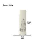 Molde de Silicone Vela Cilindrica de Natal Natalina Alta Elegância Modelo 4