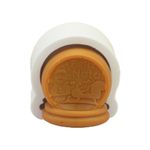 Molde Silicone Meio Globo Domo Feliz Natal Mensagem Clássica
