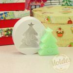 Molde Silicone Mini Árvore Natal Natalina Pinheiro dos Sonhos