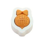 Molde Silicone Ornamento Feliz Natal Lembrancinhas de Fim de Ano 3D