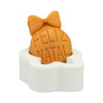 Molde Silicone Ornamento Feliz Natal Lembrancinhas de Fim de Ano 3D
