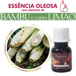 Essência Concentrada Bambu e Capim LImão - Oleosa (Base Dietilfitalato) Para Velas - 10Gr