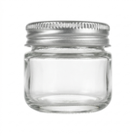 Tampa Alumínio para Pote 33ml Prata (45 Recrave)