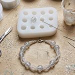 Molde de Silicone 12 Mini Pérolas
