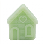 Molde de Silicone Casinha com Textura de Tijolinhos