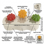 Molde de Silicone 3 Mini Pitanga Fruta