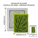 Forma de Silicone Barra Costela de Adão