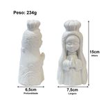 Escultura De Gesso Nossa Senhora 15cm Para Decoração E Lembranças