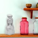 Escultura De Gesso Nossa Senhora 15cm Para Decoração E Lembranças
