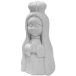 Escultura De Gesso Nossa Senhora 15cm Para Decoração E Lembranças
