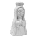 Escultura De Gesso Nossa Senhora 15cm Para Decoração E Lembranças