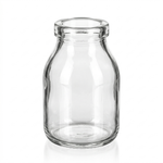 Frasco Vidro Cristal Cilíndrico 50ml para Sais de Banho
