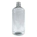 Frasco PET Cilíndrico Cristal 1 Litro Rosca 28/410