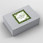 Etiqueta Adesiva para Produto Artesanal - Natural Ervas Bamboo Verão Tropical 4,3x4,3cm - 10 Unidades