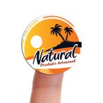 Etiqueta Adesiva para Produto Artesanal - Natural Ervas Bamboo Verão Tropical 4,3x4,3cm - 10 Unidades