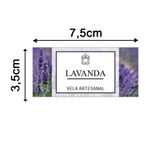 Etiqueta Adesiva Natural e Ervas 7,5x3,5cm - Pacote com 12 unidades