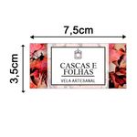 Etiqueta Adesiva Natural e Ervas 7,5x3,5cm - Pacote com 12 unidades