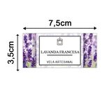 Etiqueta Adesiva Natural e Ervas 7,5x3,5cm - Pacote com 12 unidades