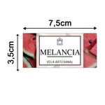 Etiqueta Adesiva Frutas 7,5x3,5cm - Pacote com 12 unidades