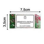 Etiqueta Adesiva Frutas 7,5x3,5cm - Pacote com 12 unidades