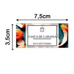 Etiqueta Adesiva Frutas 7,5x3,5cm - Pacote com 12 unidades