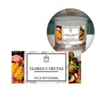 Etiqueta Adesiva Frutas 7,5x3,5cm - Pacote com 12 unidades