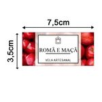 Etiqueta Adesiva Frutas 7,5x3,5cm - Pacote com 12 unidades