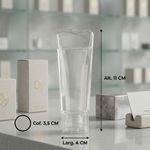 Bisnaga Cristal Plástico 60G com Tampa Flip Top