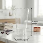 Bisnaga Cristal 30g com Tampa Flip Top Ideal para Cremes