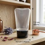 Bisnaga Cristal 30g com Tampa Flip Top Ideal para Cremes