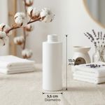 Frasco PET Branco Cilindrico 250ml Rosca 24/410