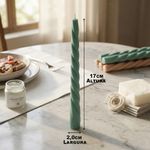 Molde de Silicone Vela Torcida 18cm Modelo 4 