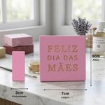 Molde de Silicone Barra Feliz Dia das Mães