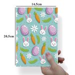 Papel Para Embalar Sabonete Offset (Sulfite) Coelho da Pascoa - 10 Unidades (14,5X20,5cm)