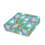 Papel Para Embalar Sabonete Offset (Sulfite) Coelho da Pascoa - 10 Unidades (14,5X20,5cm)
