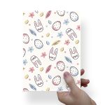 Papel Para Embalar Sabonete Offset (Sulfite) Coelho da Pascoa - 10 Unidades (14,5X20,5cm)