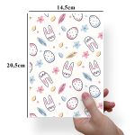Papel Para Embalar Sabonete Offset (Sulfite) Coelho da Pascoa - 10 Unidades (14,5X20,5cm)