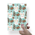 Papel Para Embalar Sabonete Offset (Sulfite) Coelho da Pascoa - 10 Unidades (14,5X20,5cm)